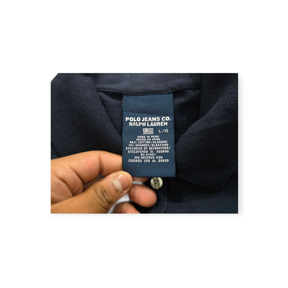 Playera Ralph Lauren Sport Grande L Azul Manga Corta