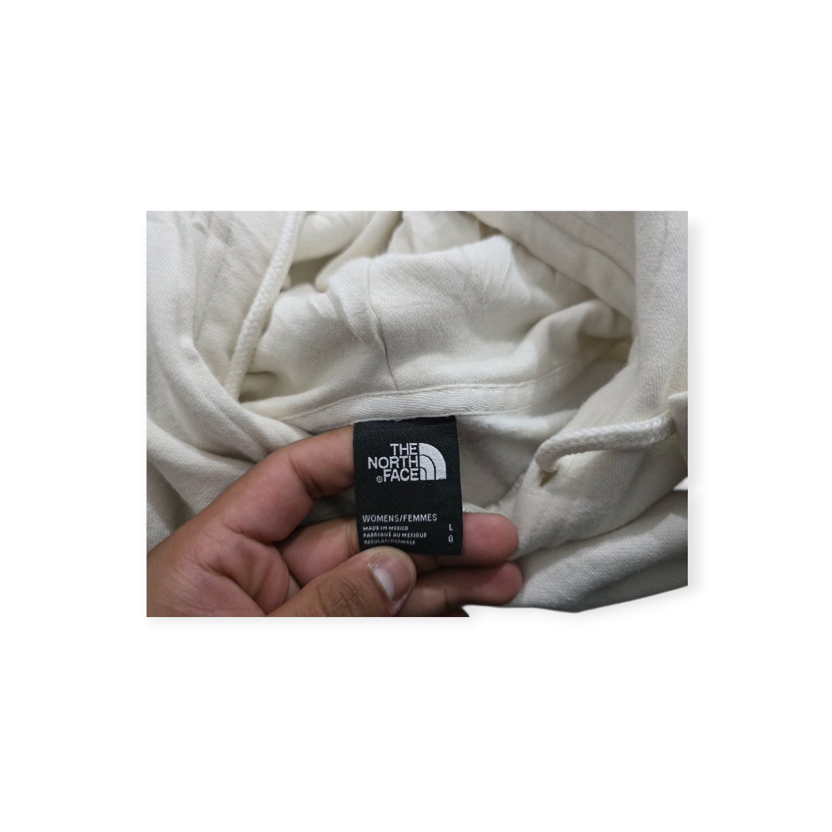 Sudadera The North Face De Mujer Grande L Color Beige