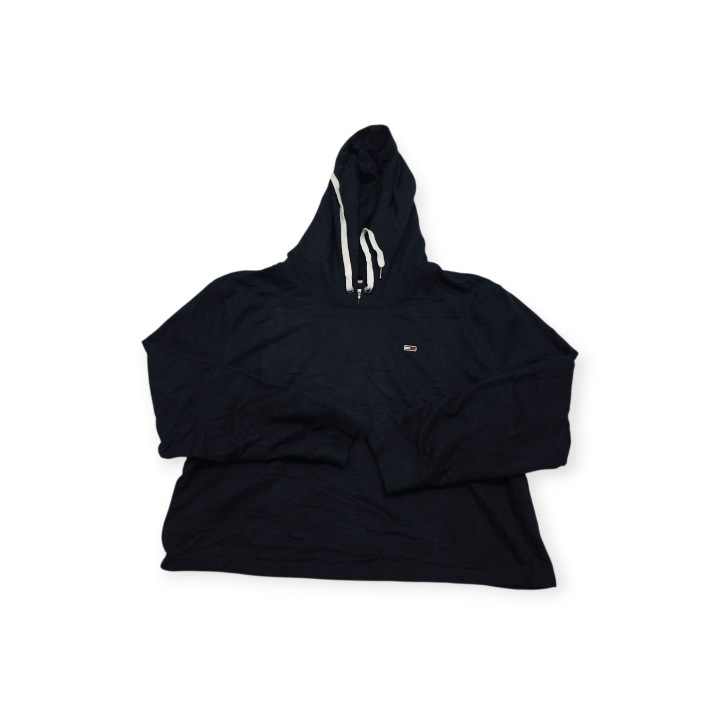 Sudadera Corta Tommy Hilfiger Xgrande Xl Azul Marino Mujer