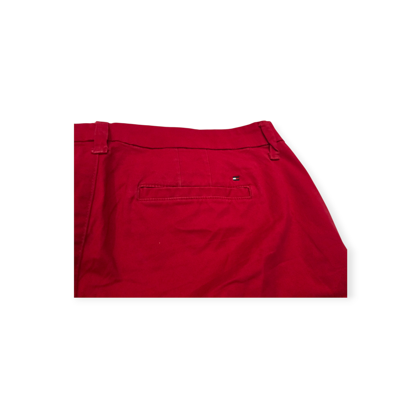 Short Tommy Hilfiger Talla 16w Color Rojo De Mujer