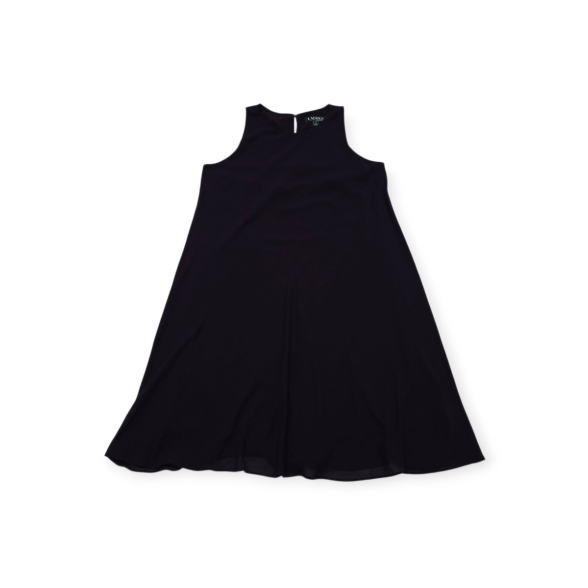 Vestido Ralph Lauren Talla 6 Sin Mangas Color Uva