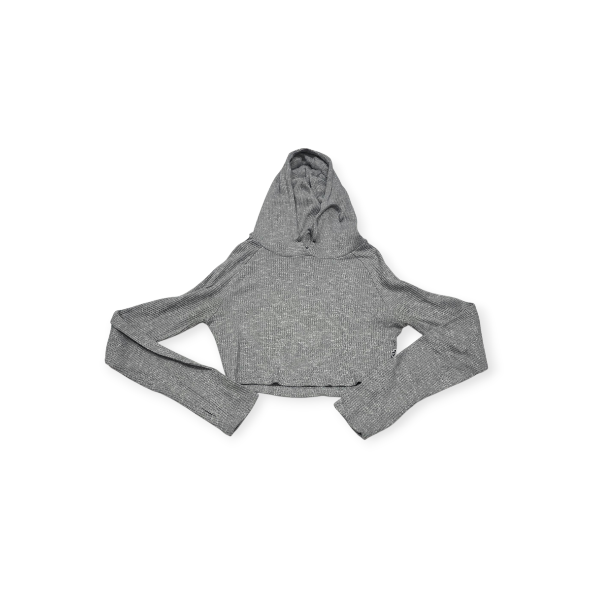 Sudadera Corta Gymshark Mediana M Color Gris De Mujer
