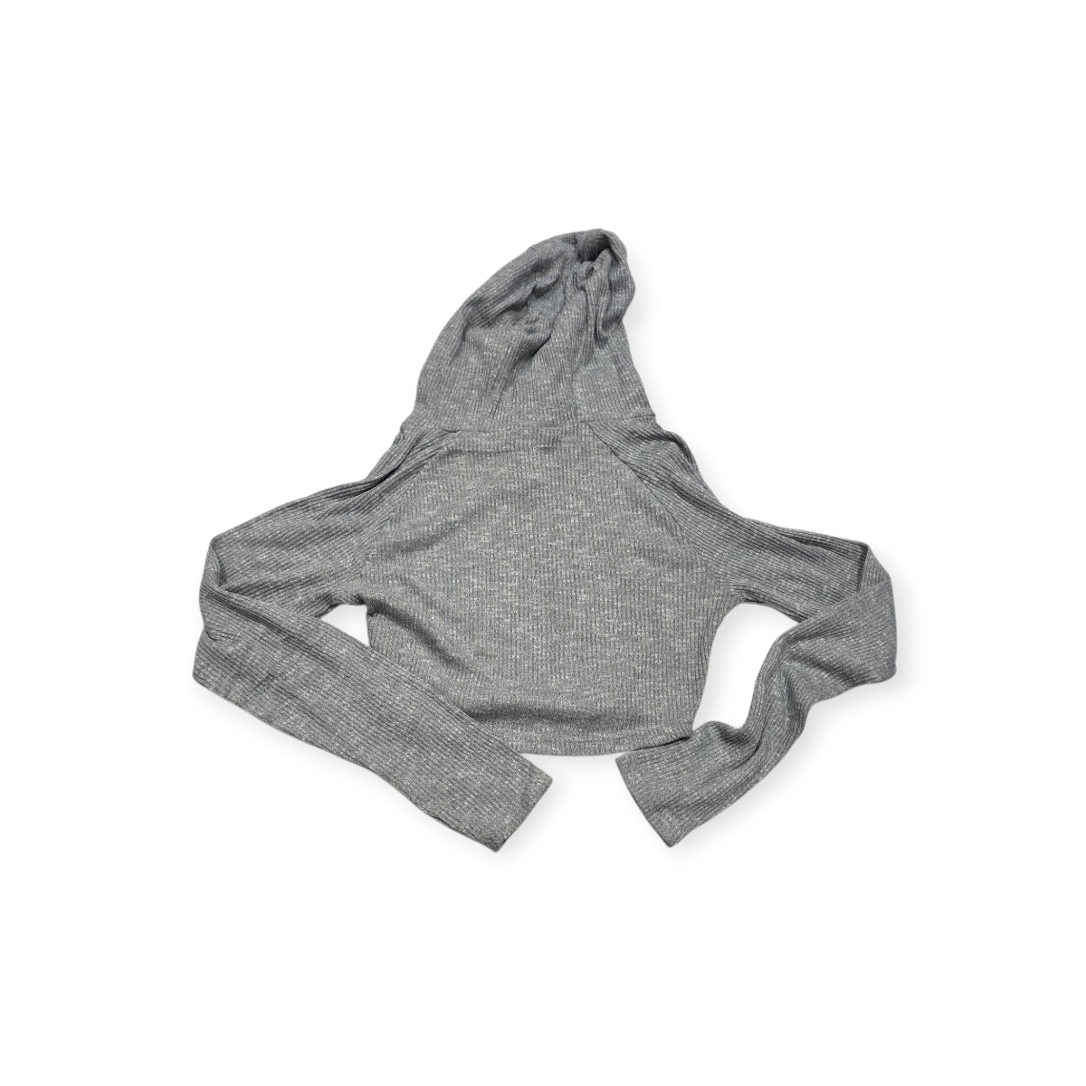 Sudadera Corta Gymshark Mediana M Color Gris De Mujer