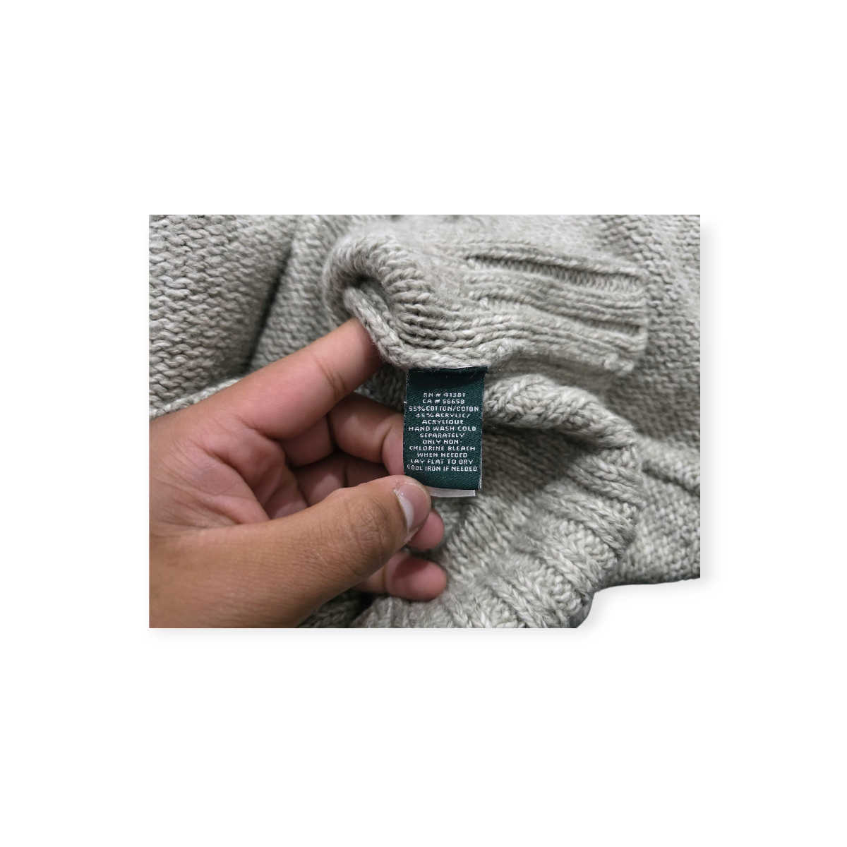 Sueter Ralph Lauren Xgrande Xl Color Crema De Mujer