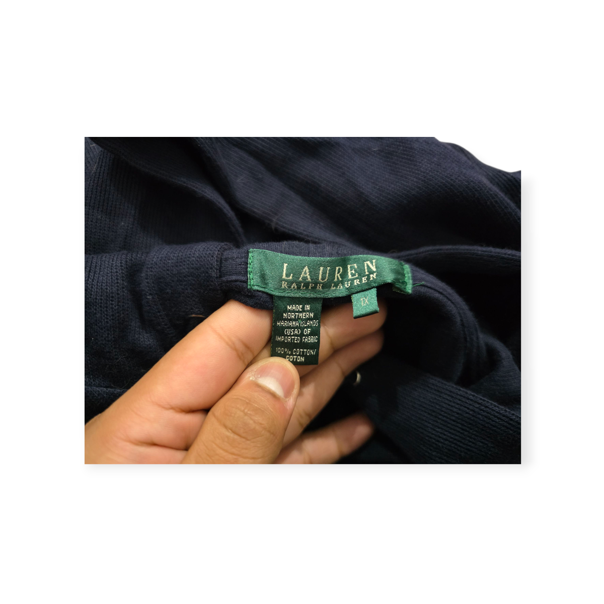 Sudadera Ralph Lauren De Mujer Talla 1x Azul Oscuro