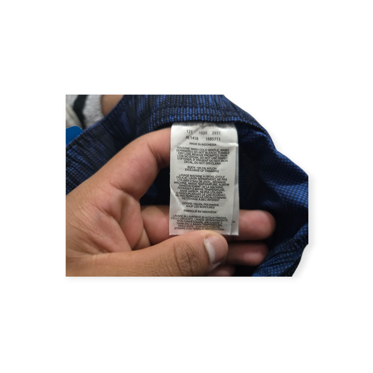 Short Columbia Azul Marino De Mujer Extra Chico