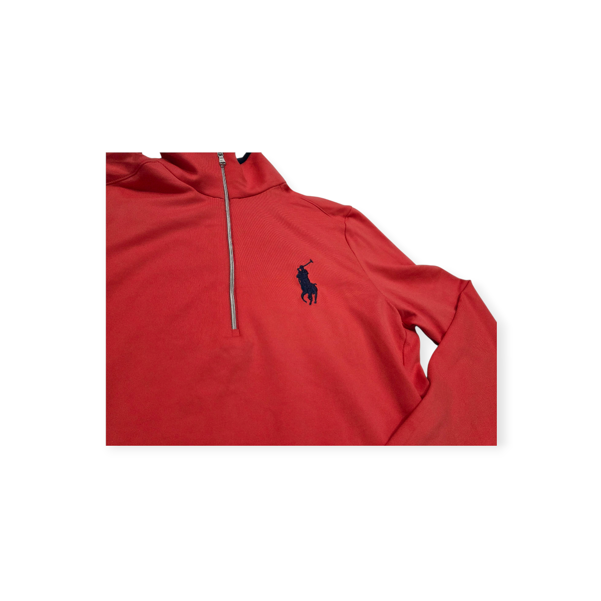 Chamarrapolo Ralph Lauren Golf Mujer Chica Medio Cierre Rosa