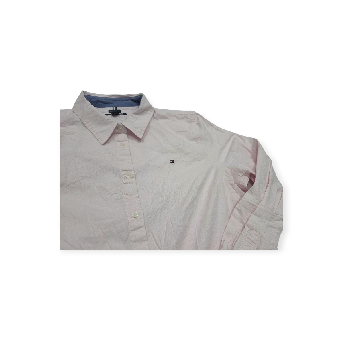 Camisa Tommy Hilfiger Grande L Classic Fit Color Rosa