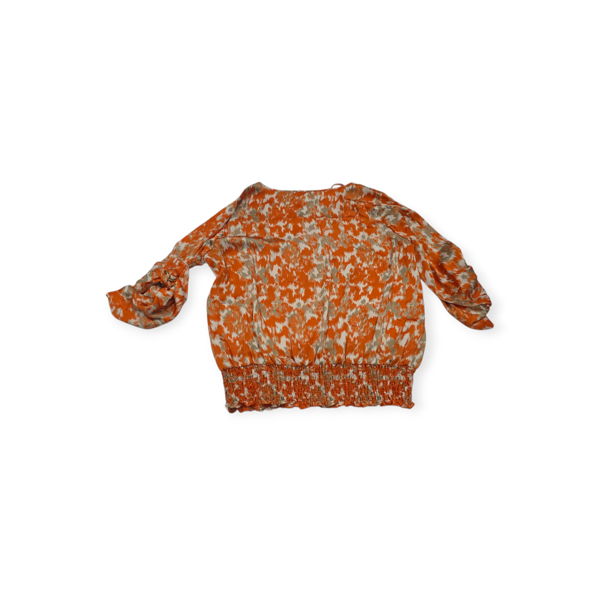 Blusa Michael Kors Talla 1 X Naranja/ Dorado