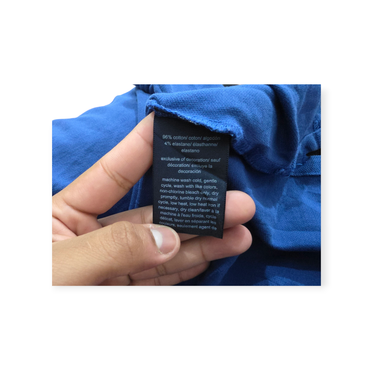 Blusa Tommy Hilfiger Grande L Azul Sin Mangas Medio Cierre