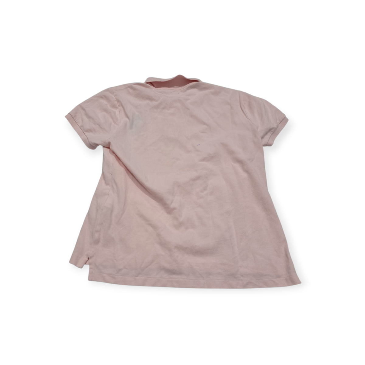 Playera Polo Ralph Lauren Skinny Fit Grande L Rosa Claro