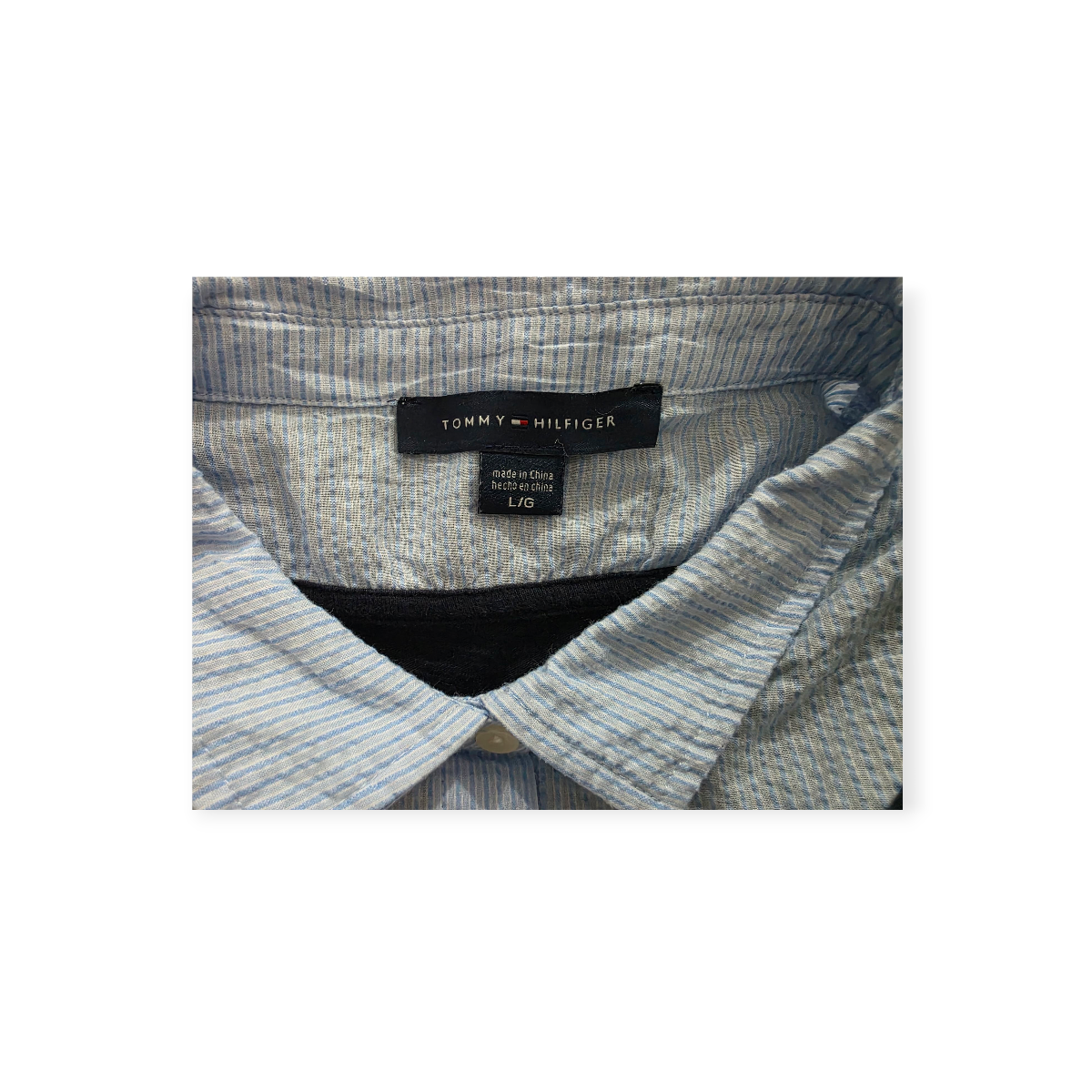 Blusa Tommy Hilfiger De Mujer Grande L Azul Marino