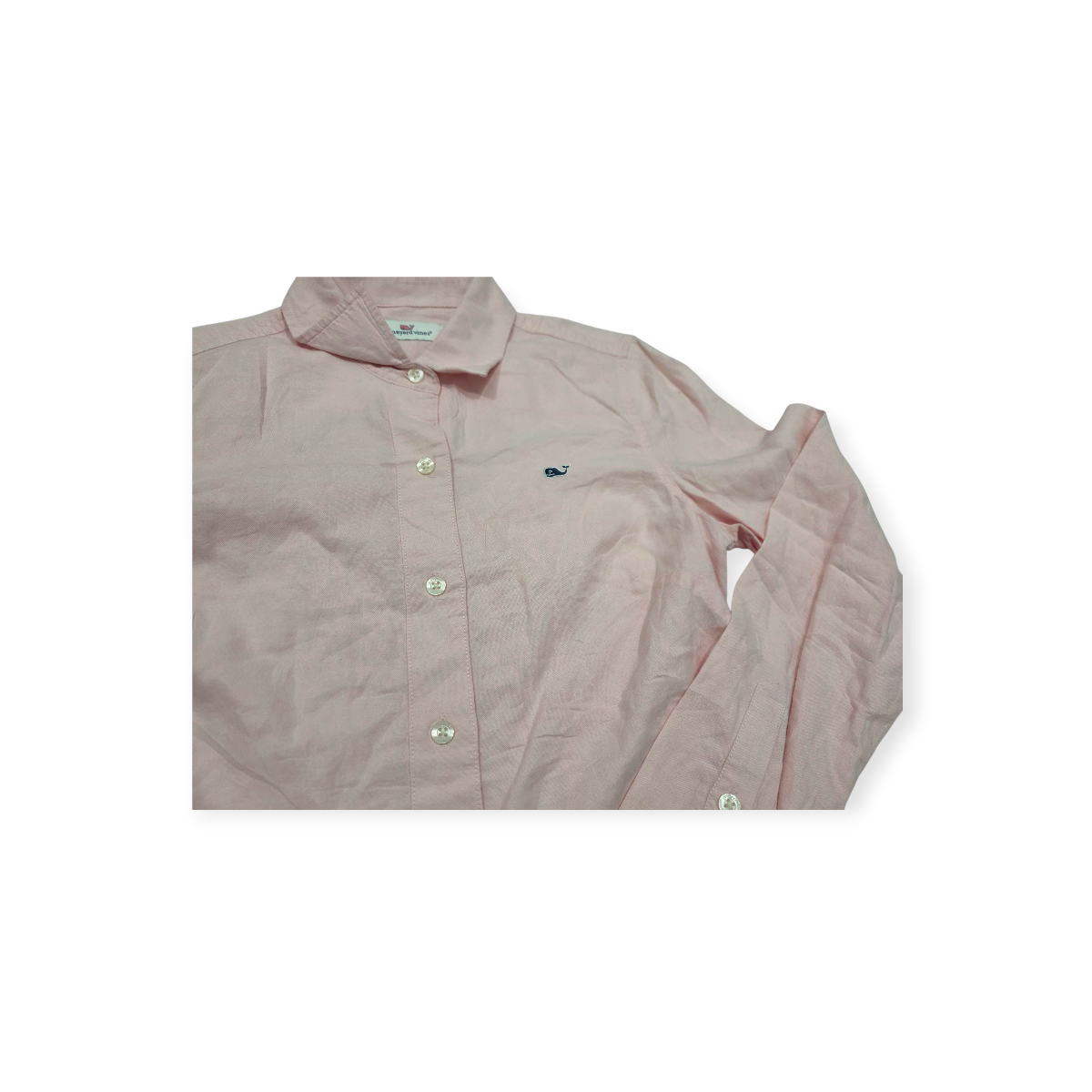 Camisa Vineyard Vines Rosa Claro De Mujer Talla 0