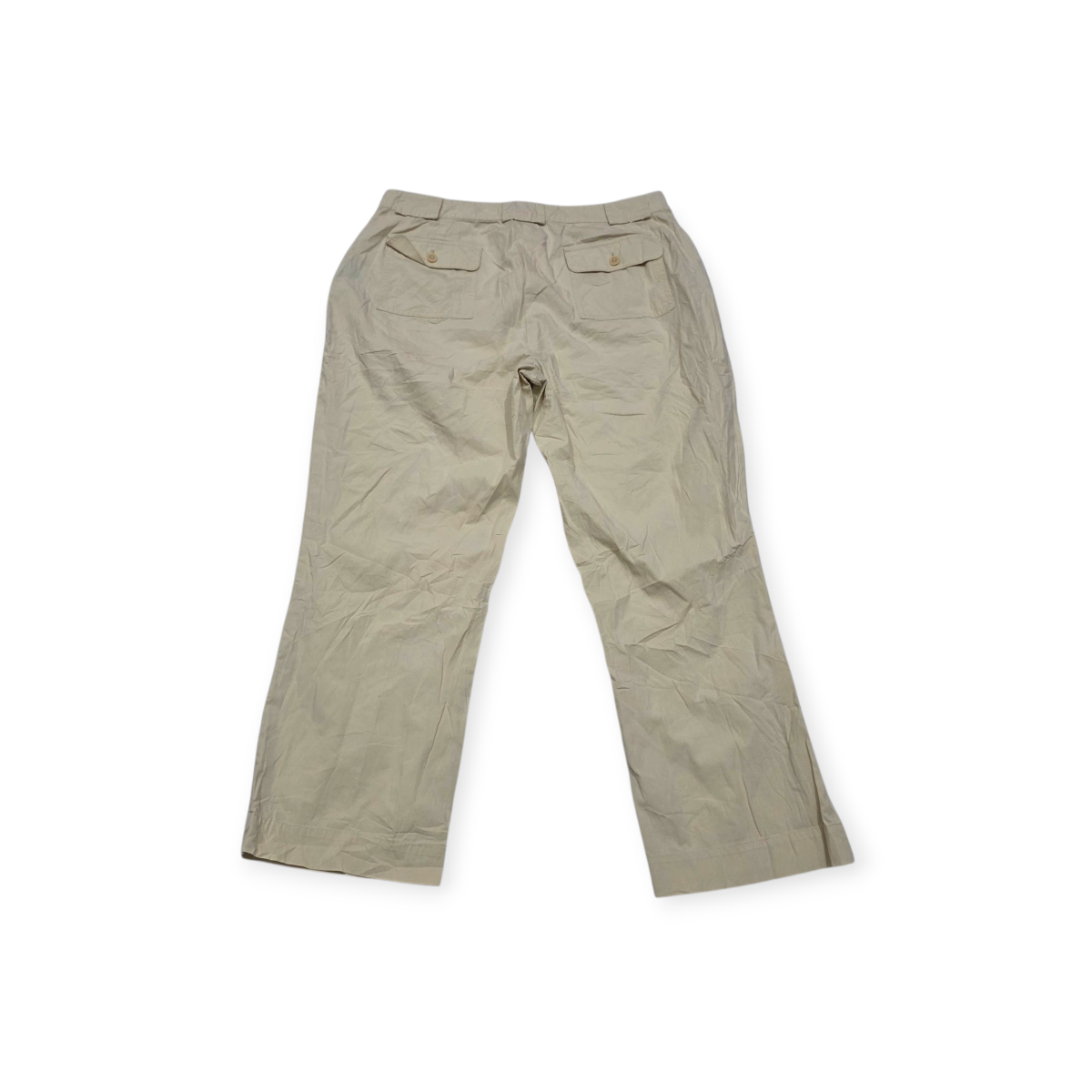 Pantalon De Vestir Ralph Lauren Talla 12 Color Crema