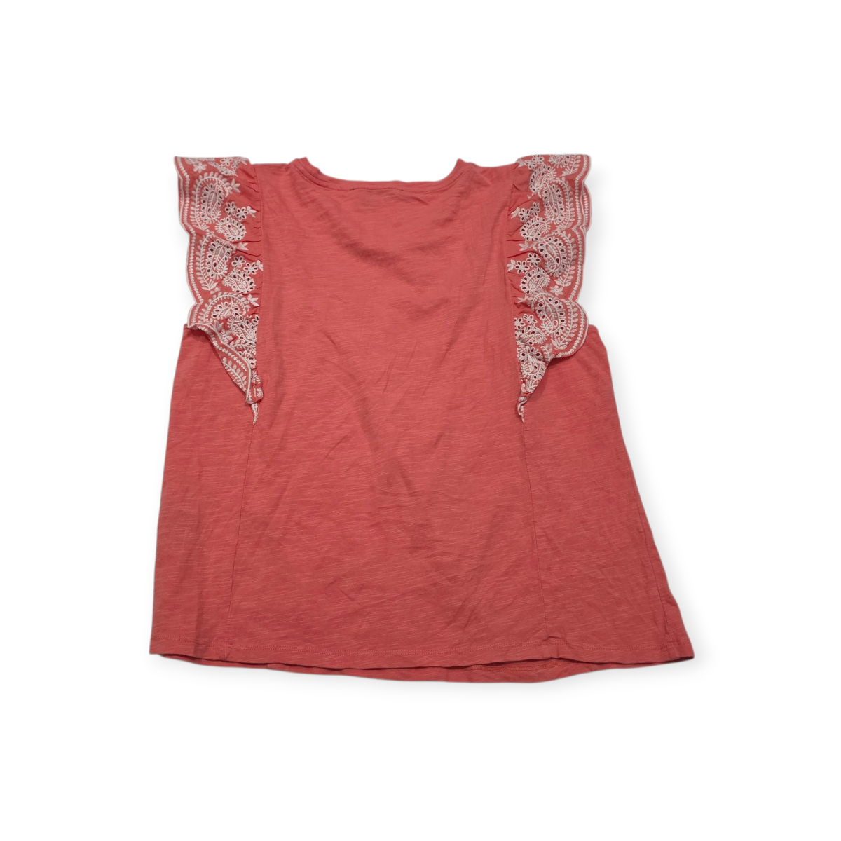 Blusa Tommy Hilfiger Xgrande Xl Coral Sin Mangas