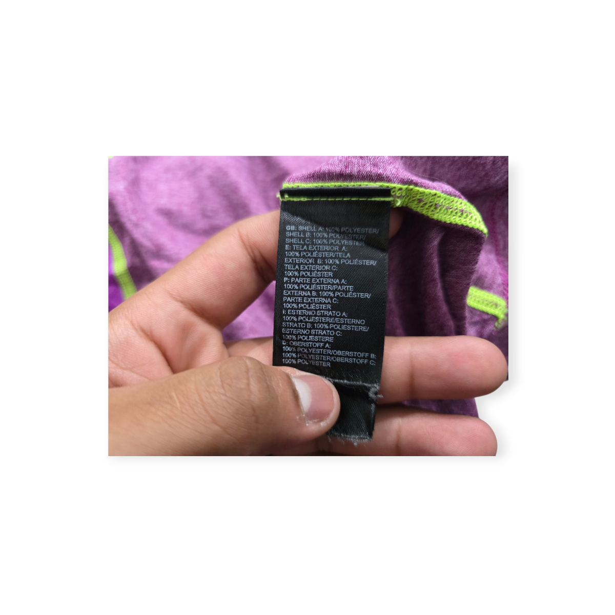 Playera Sin Mangas The North Face Mediana M Morada Con Verde