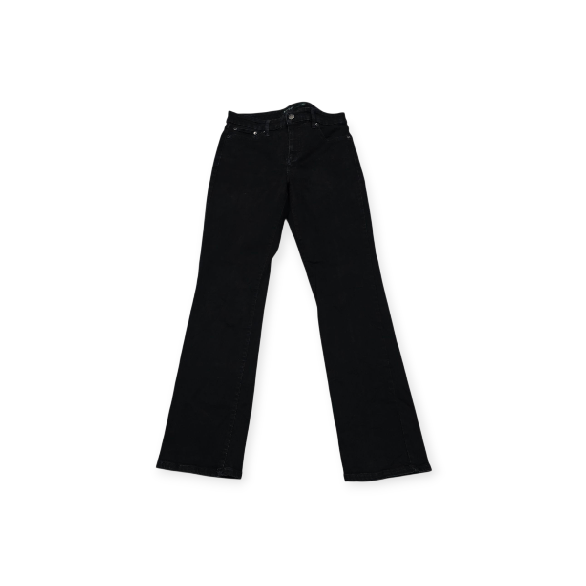 Pantalon Ralph Lauren De Mezclilla Talla 6 Color Negro