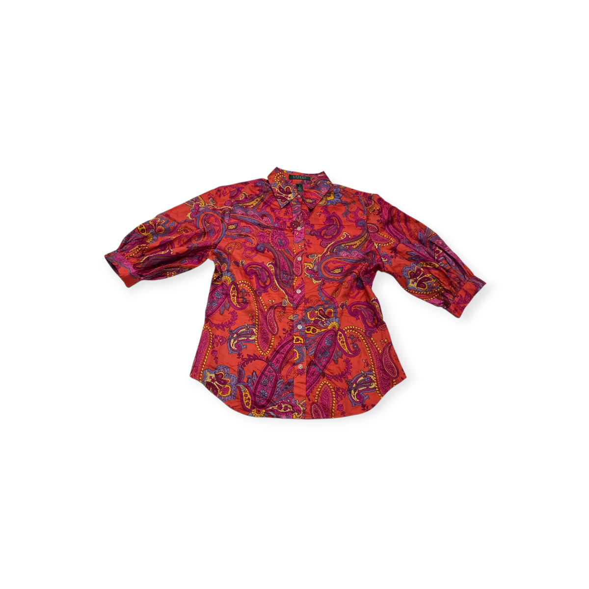 Blusa Ralph Lauren Con Figuras Chico S Color Coral