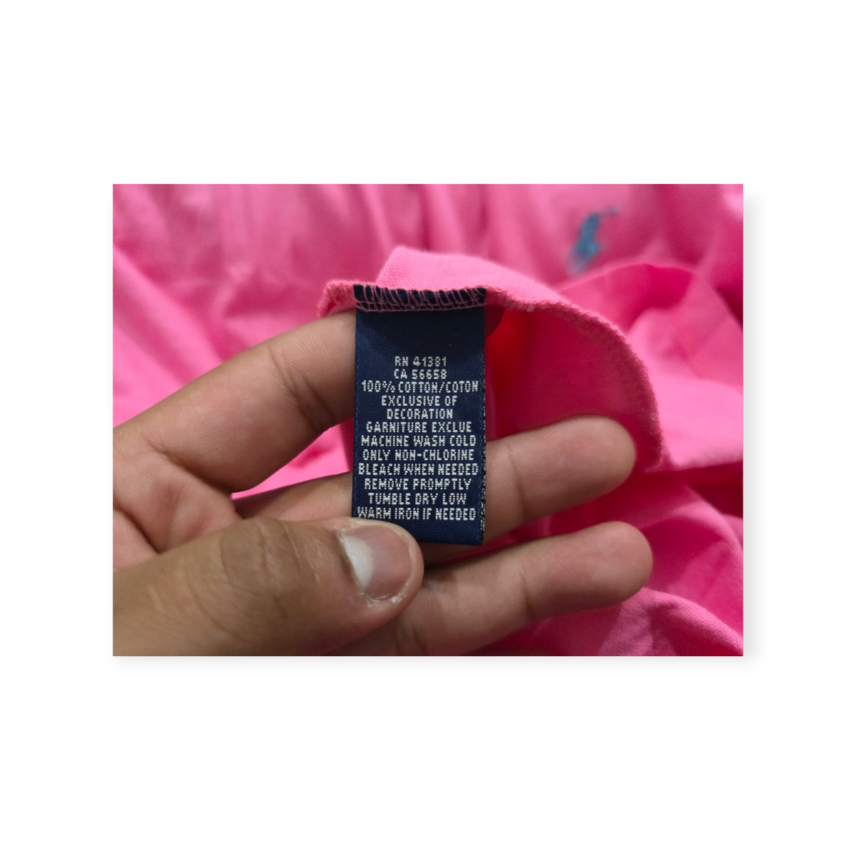 Playera Ralph Lauren Xgrande Xl Rosa Pony Azul Manga Corta