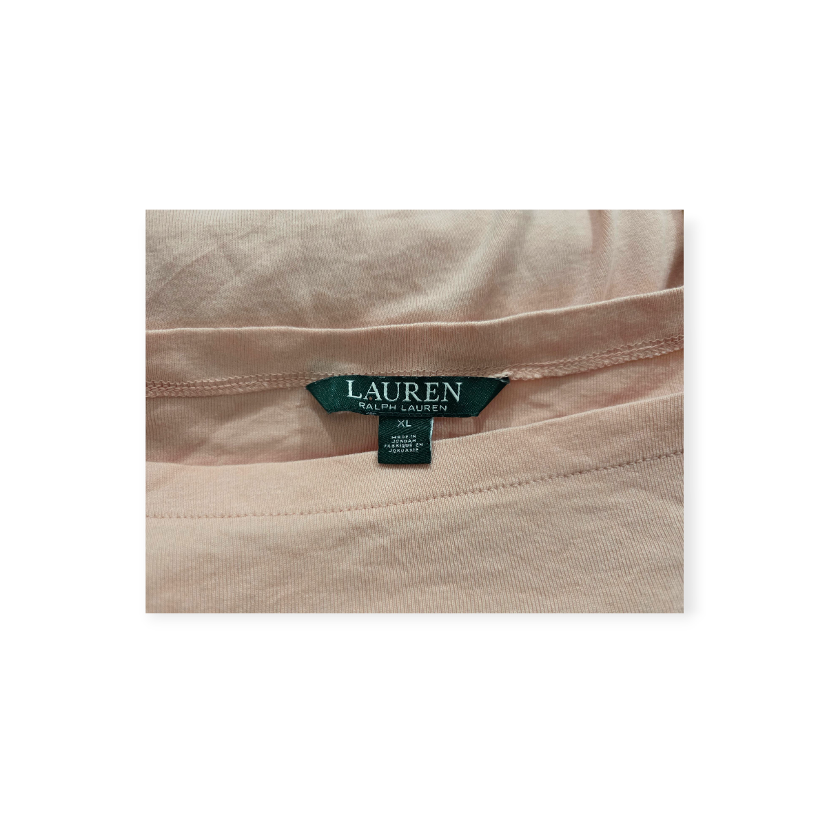 Playera Ralph Lauren Xgrande Xl Color Rosa Claro Manga Corta