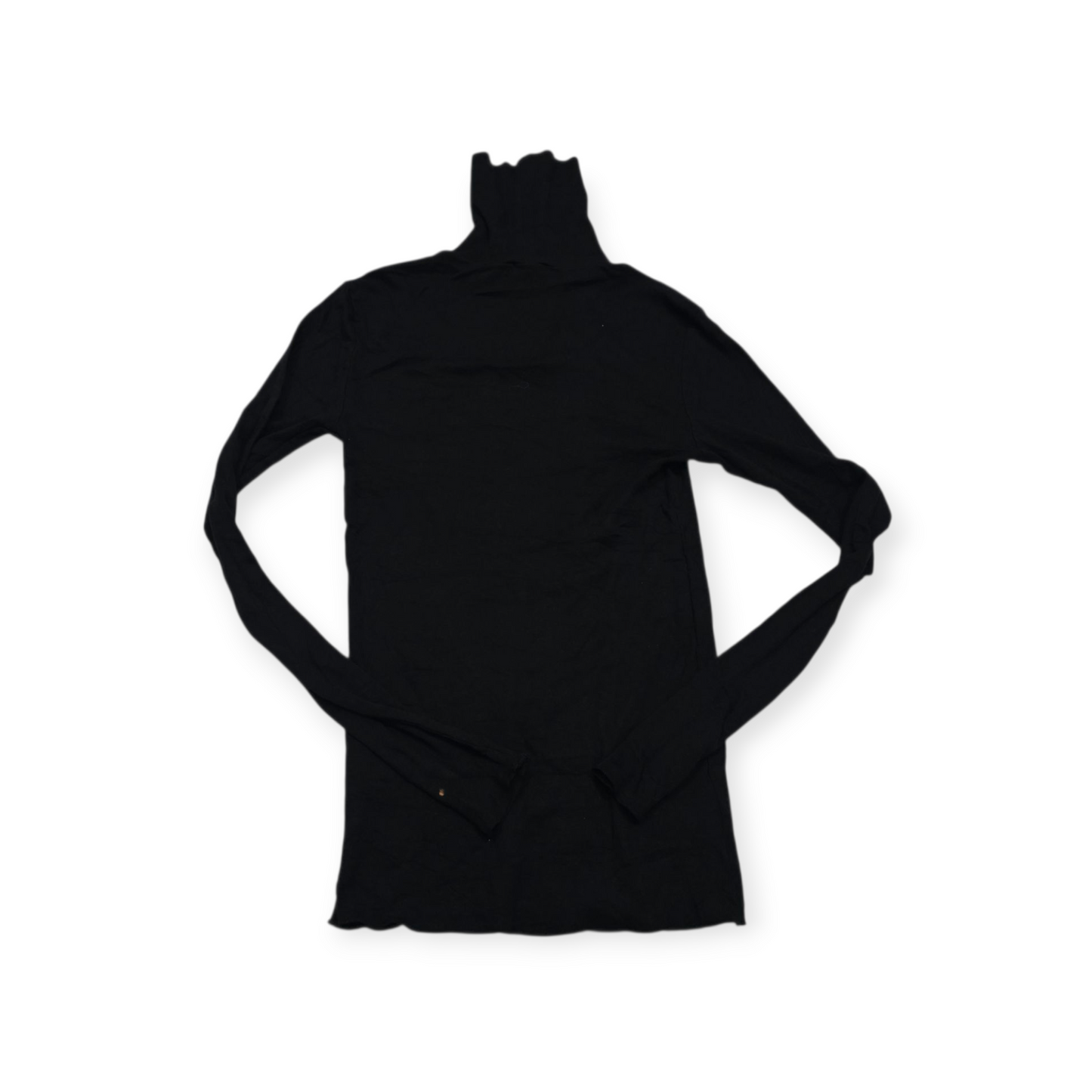 Playera Ralph Lauren Turtle Neck Mediana M Negra