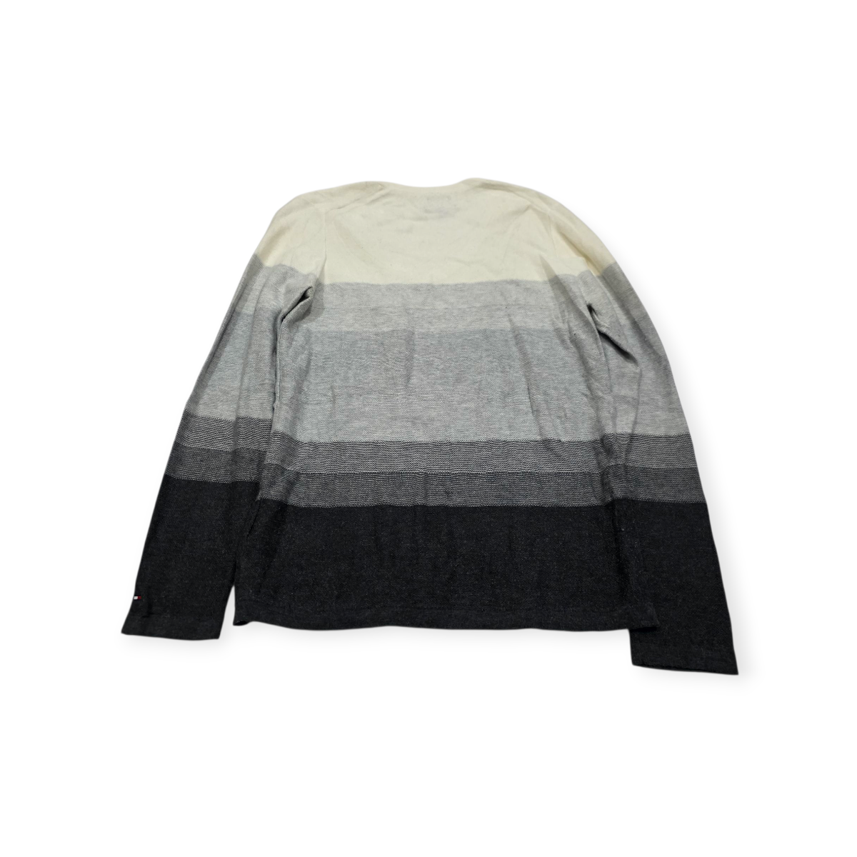 Sueter Tommy Hilfiger Xgrande Xl Gris Con Crema