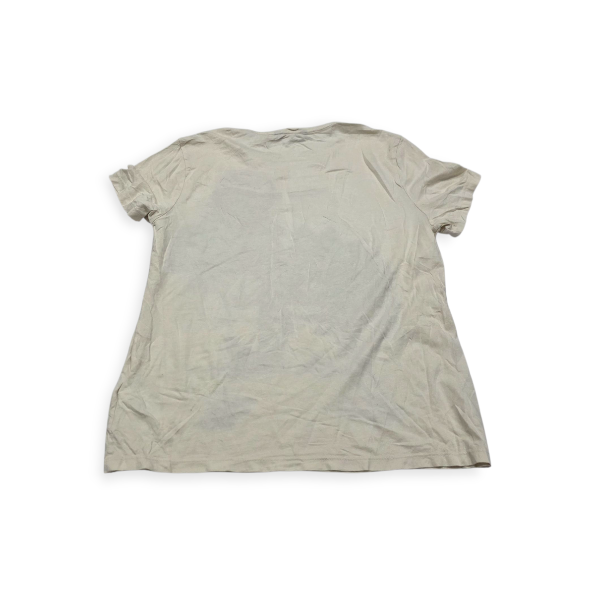 Playera Ralph Lauren Black Color Crema De Mujer Grande