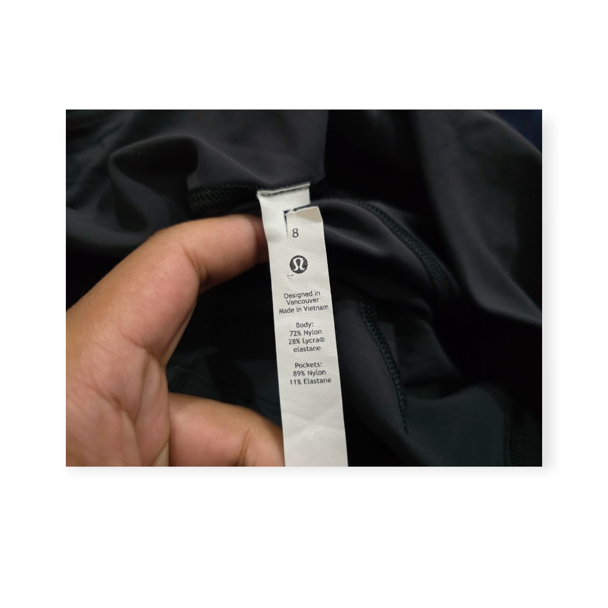 Legging Lululemon Talla 8 Color Gris Oxford