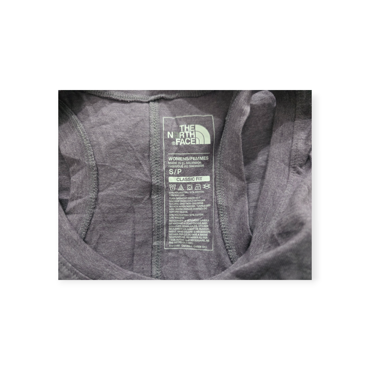 Playera Sin Mangas The North Face Chicos Morado Classic Fit