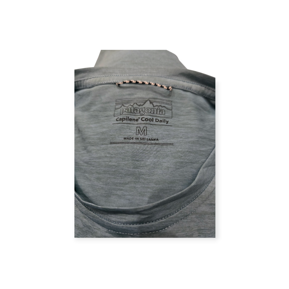 Playera Patagonia Capilene De Mujer Mediana M Azul Grisaceo