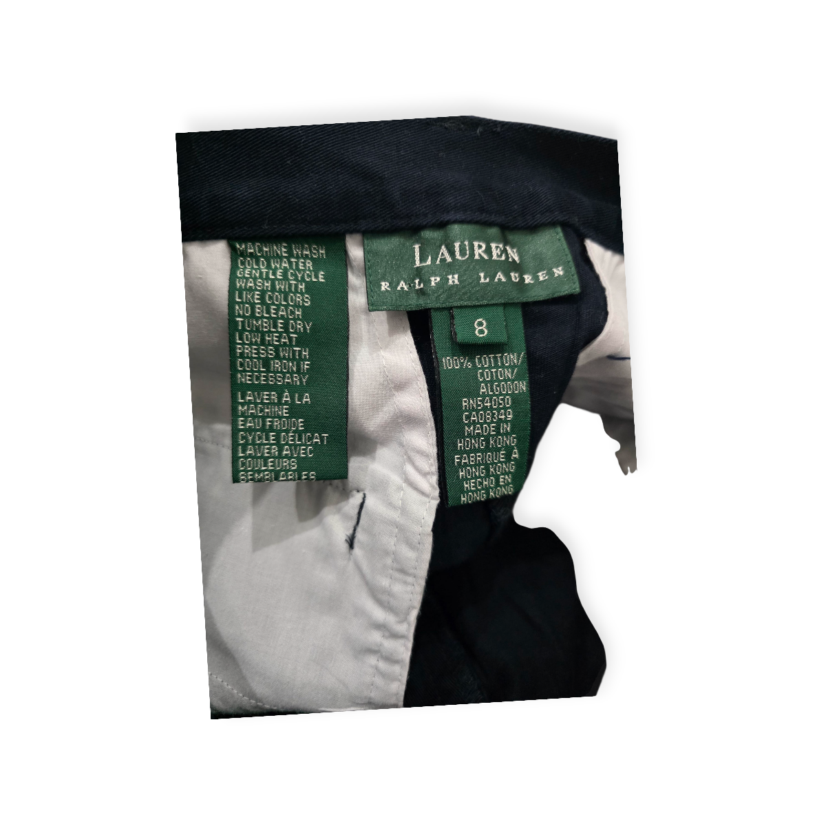 Short Ralph Lauren De Mujer Talla 8 Color Azul Marino