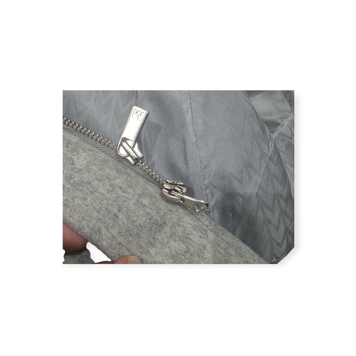 Abrigo Michael Kors De Lana Talla 12 Gris Claro De Mujer