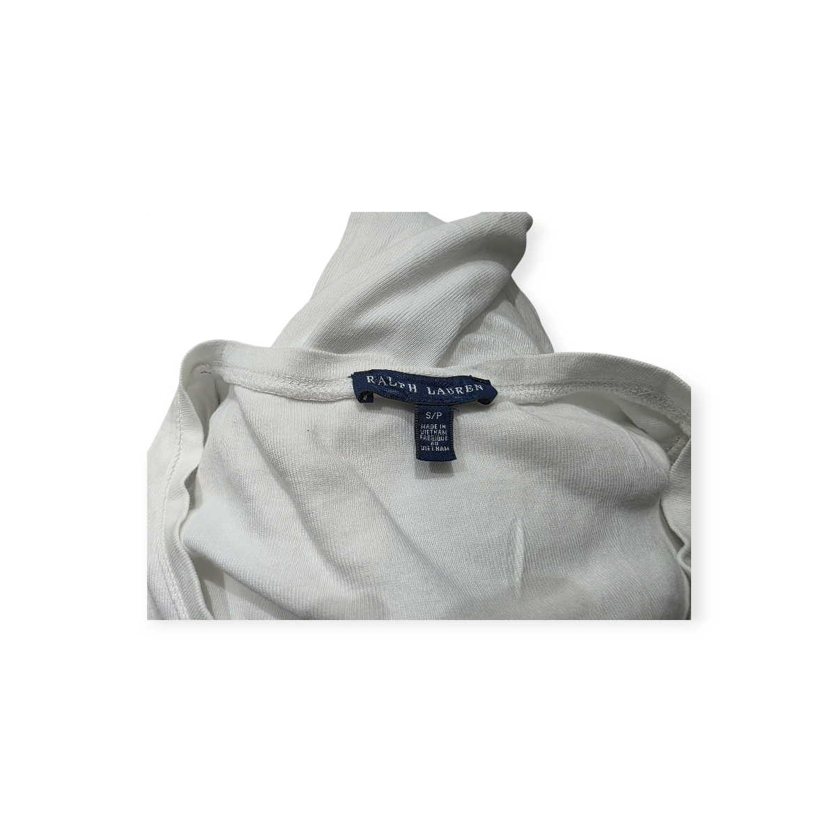 Playera Ralph Lauren Chico S Blanco Pony Azul Manga Corta