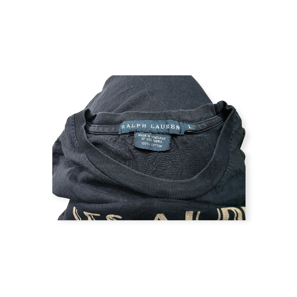 Playera Ralph Lauren De Mujer Azul Grande L