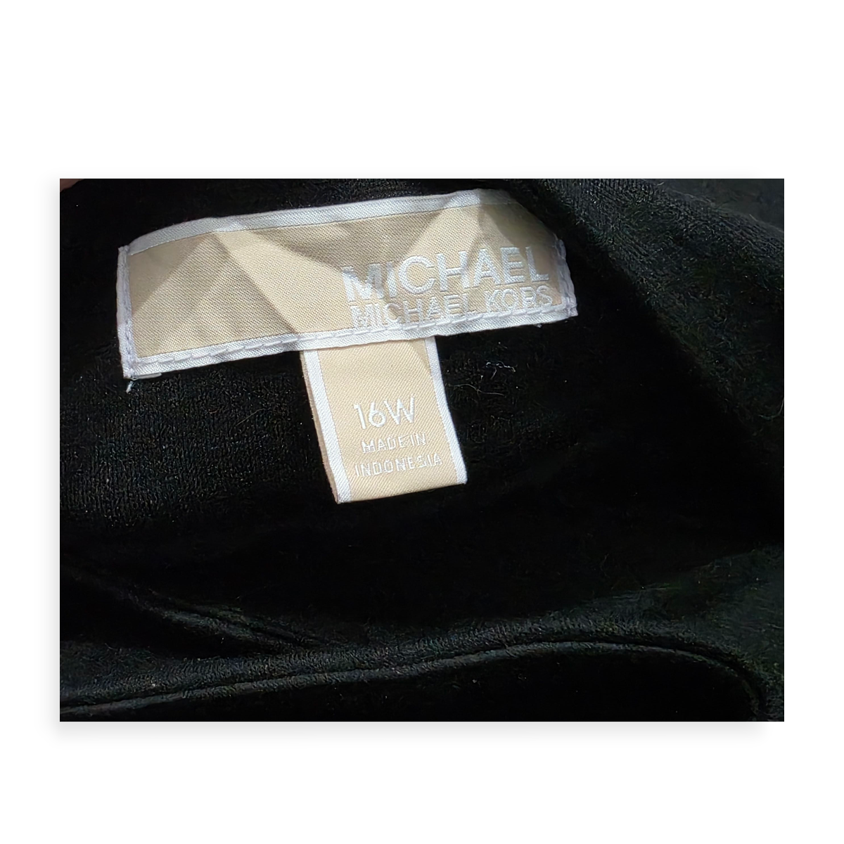 Pantalon Michael Kors Talla 16w Color Negro De Vestir