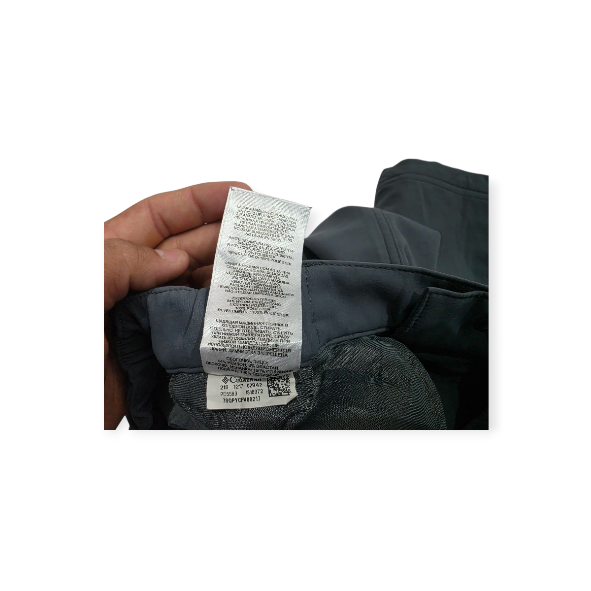 Pantalon Columbia Caliente Mediana M Gris