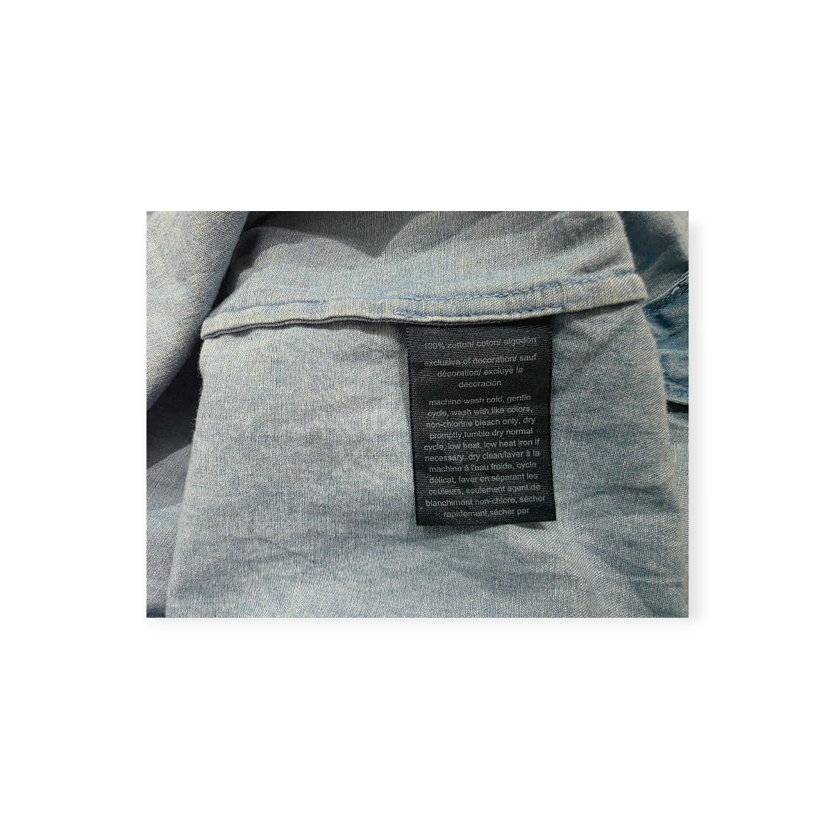 Camisa Tommy Hilfiger Sin Mangas D Mujer Grande L Azul Acero