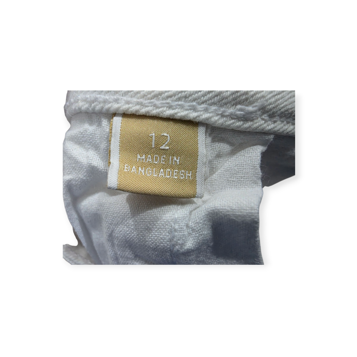 Pantalon Michael Kors De Mujer Talla 12 De Mezclilla Blanco