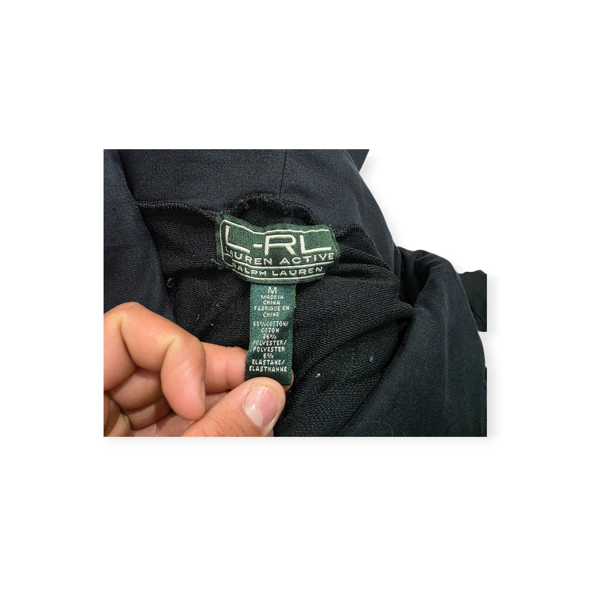 Pants Ralph Lauren Active De Mujer Mediana M Color Negro