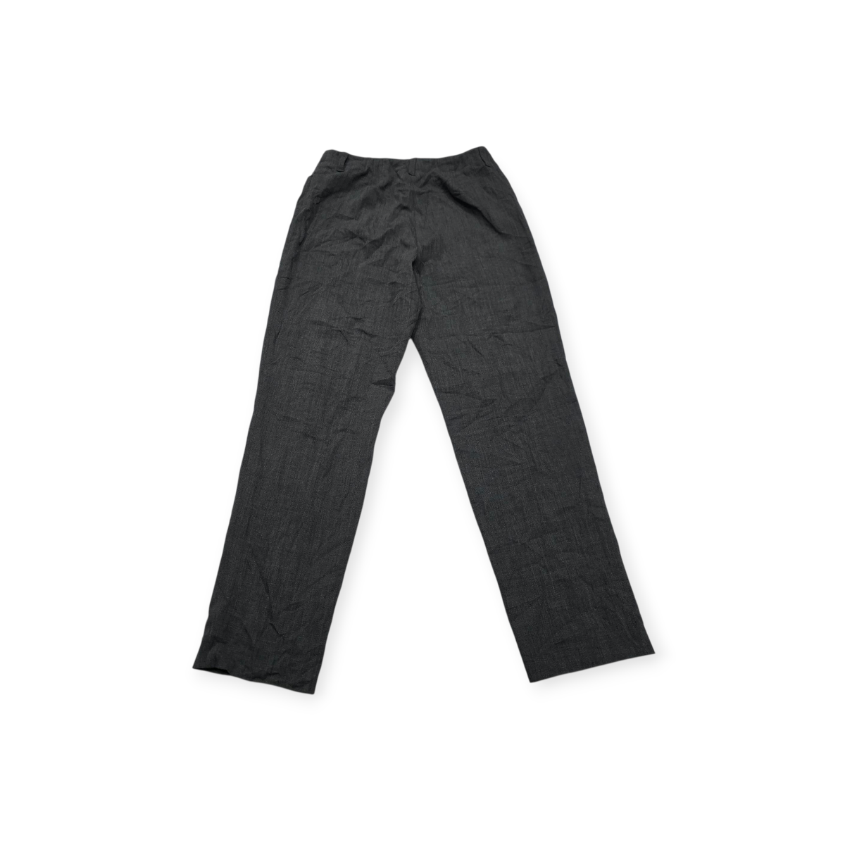 Pantalon Ralph Lauren De Vestir Color Gris De Lana Talla 10p