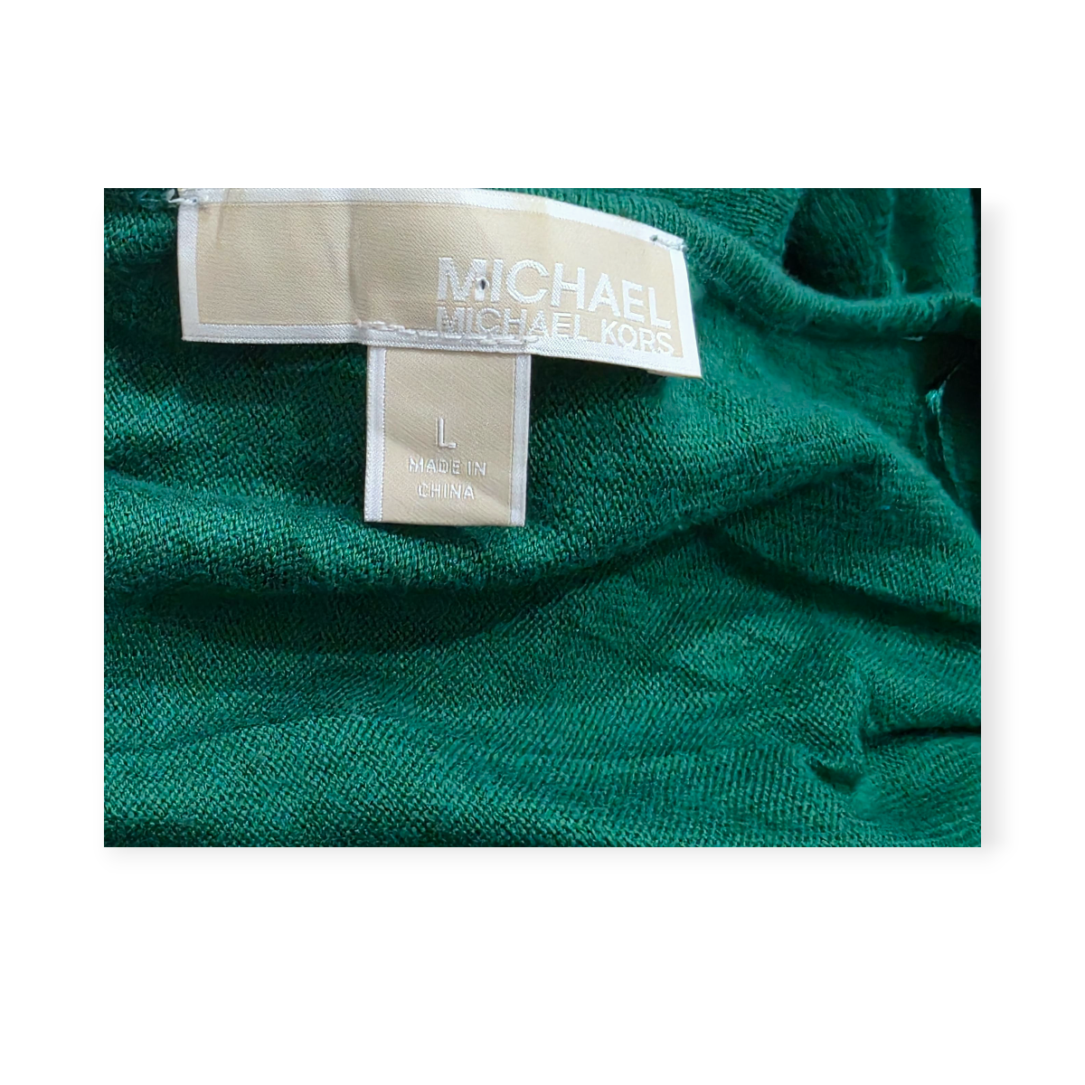 Sueter Michael Kors Grande L Color Verde De Mujer
