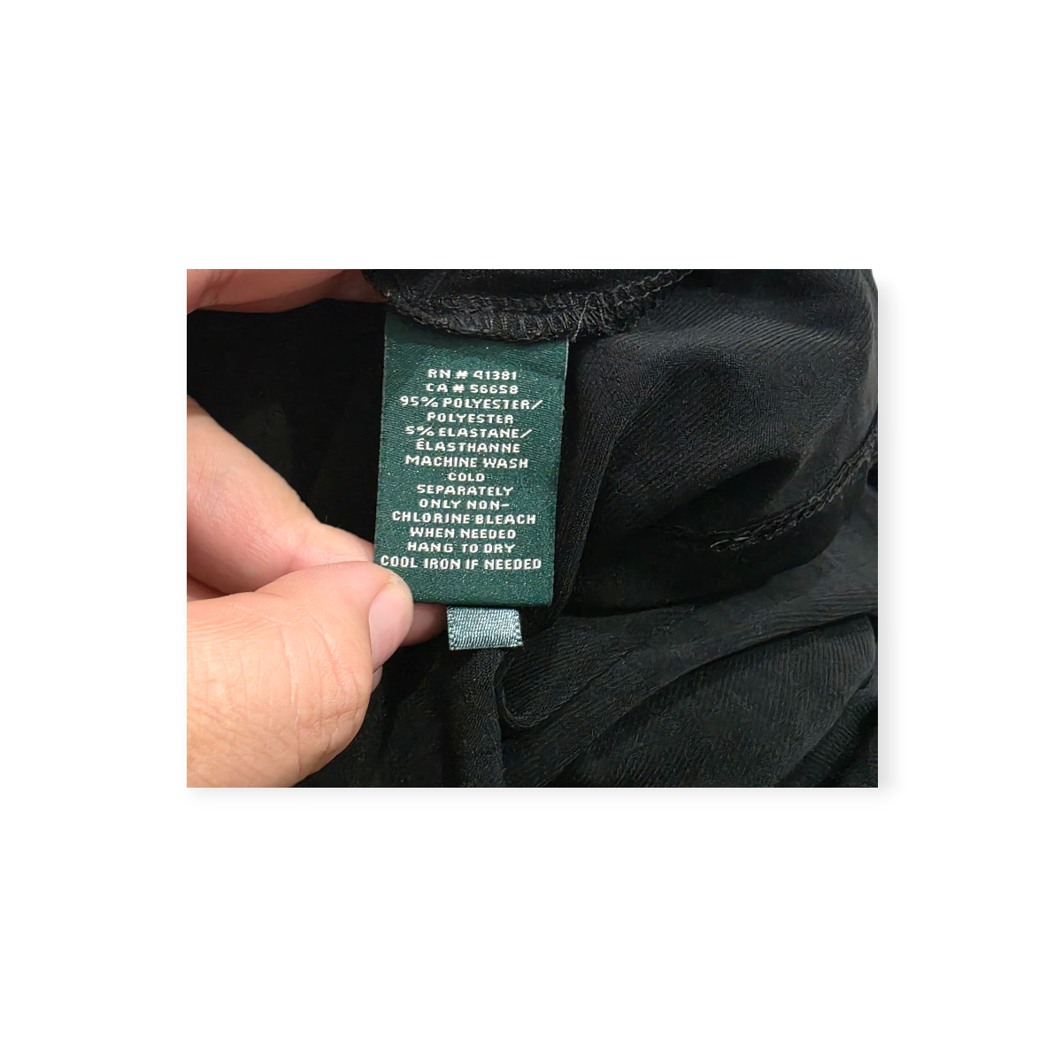 Vestido Ralph Lauren De Mujer Talla 12 Negro Manga Corta