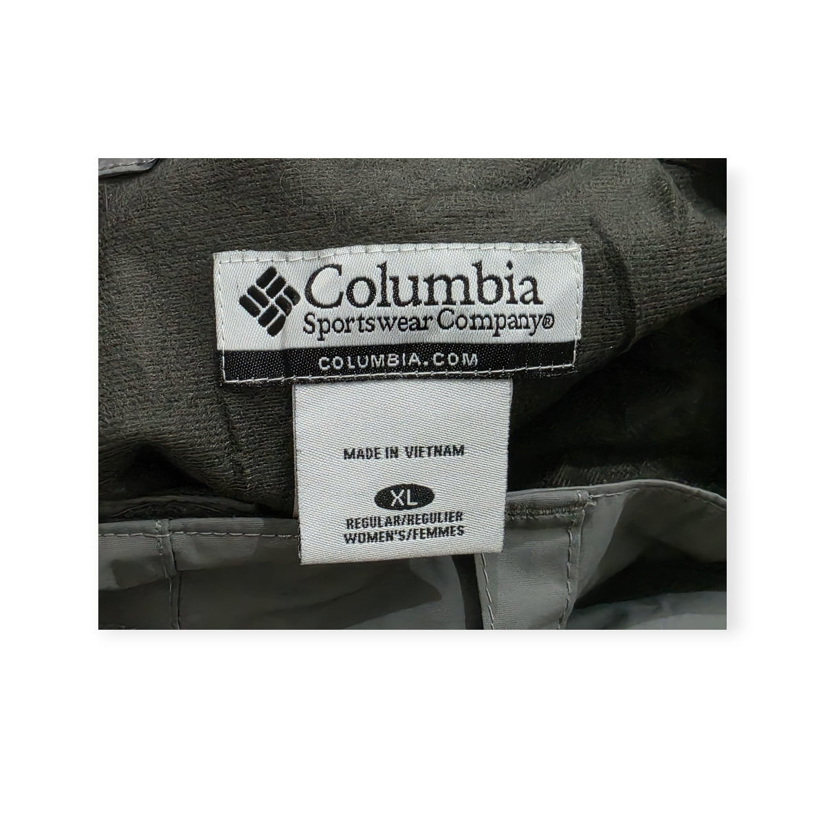 Pantalon Impermeable /termico Columbia De Mujer Color Gris