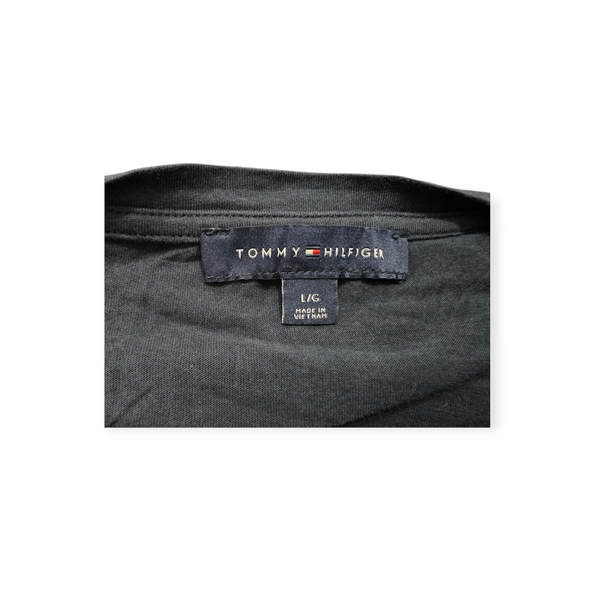 Blusa Tommy Hilfiger Grande L Azul Manga Corta Amplia