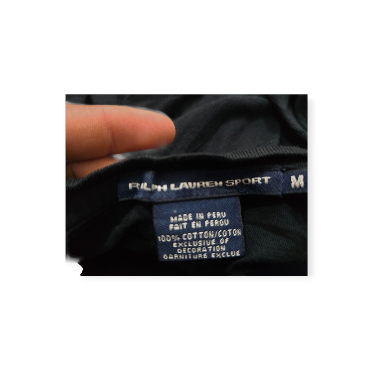 Playera Ralph Lauren Sport D Mujer Mediana Negra Pony Blanco