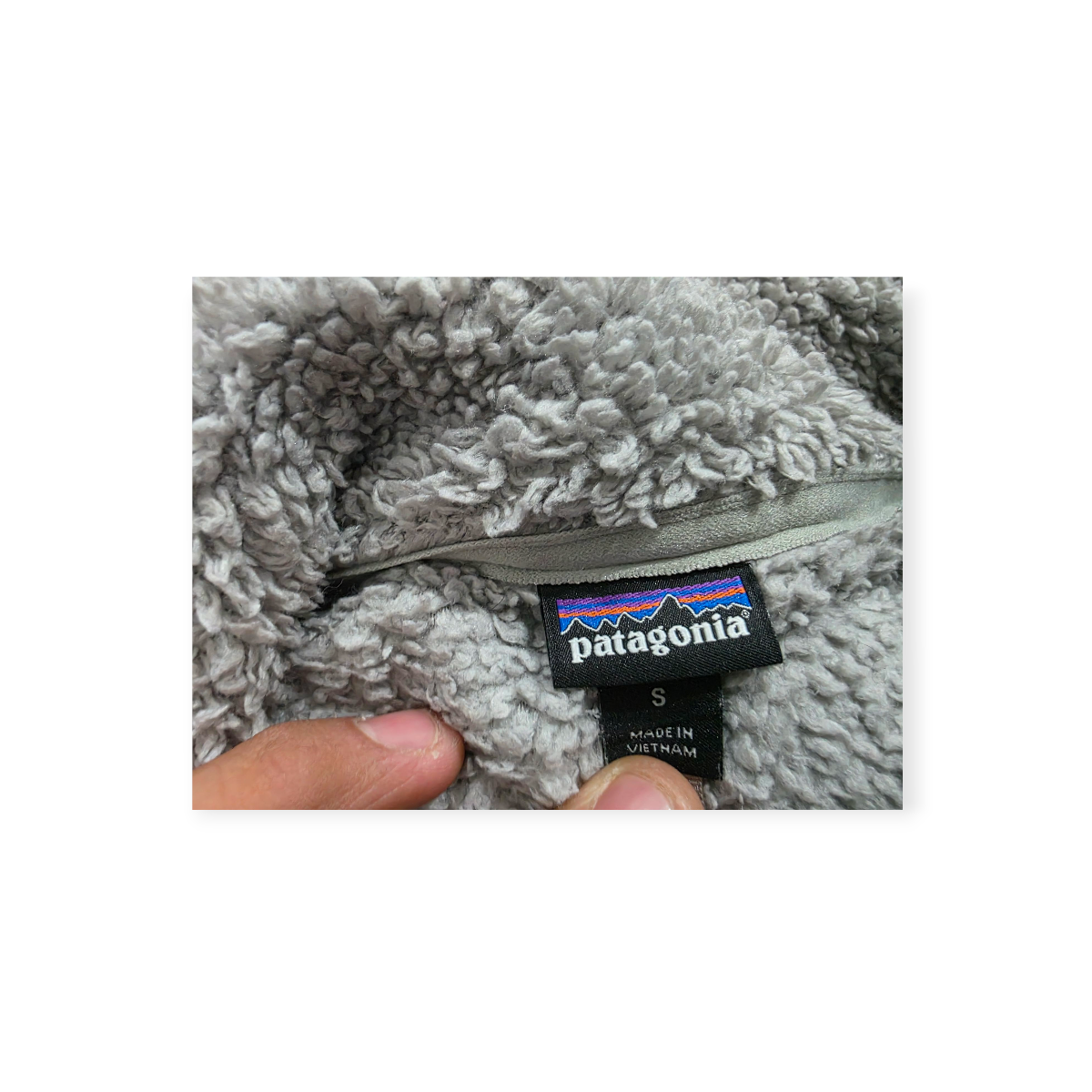 Patagonia Polarsherpa Gris Mujer S Worn Wear Recycled Fleece