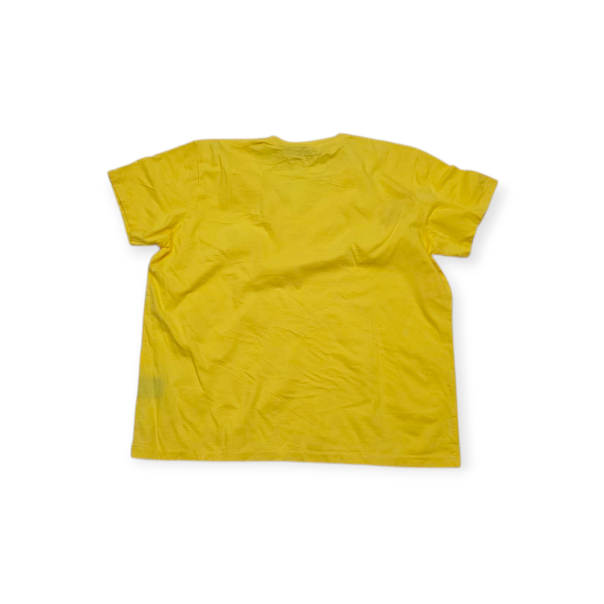 Playera Ralph Lauren Sport Amarillo Pony Morado Manga Corta