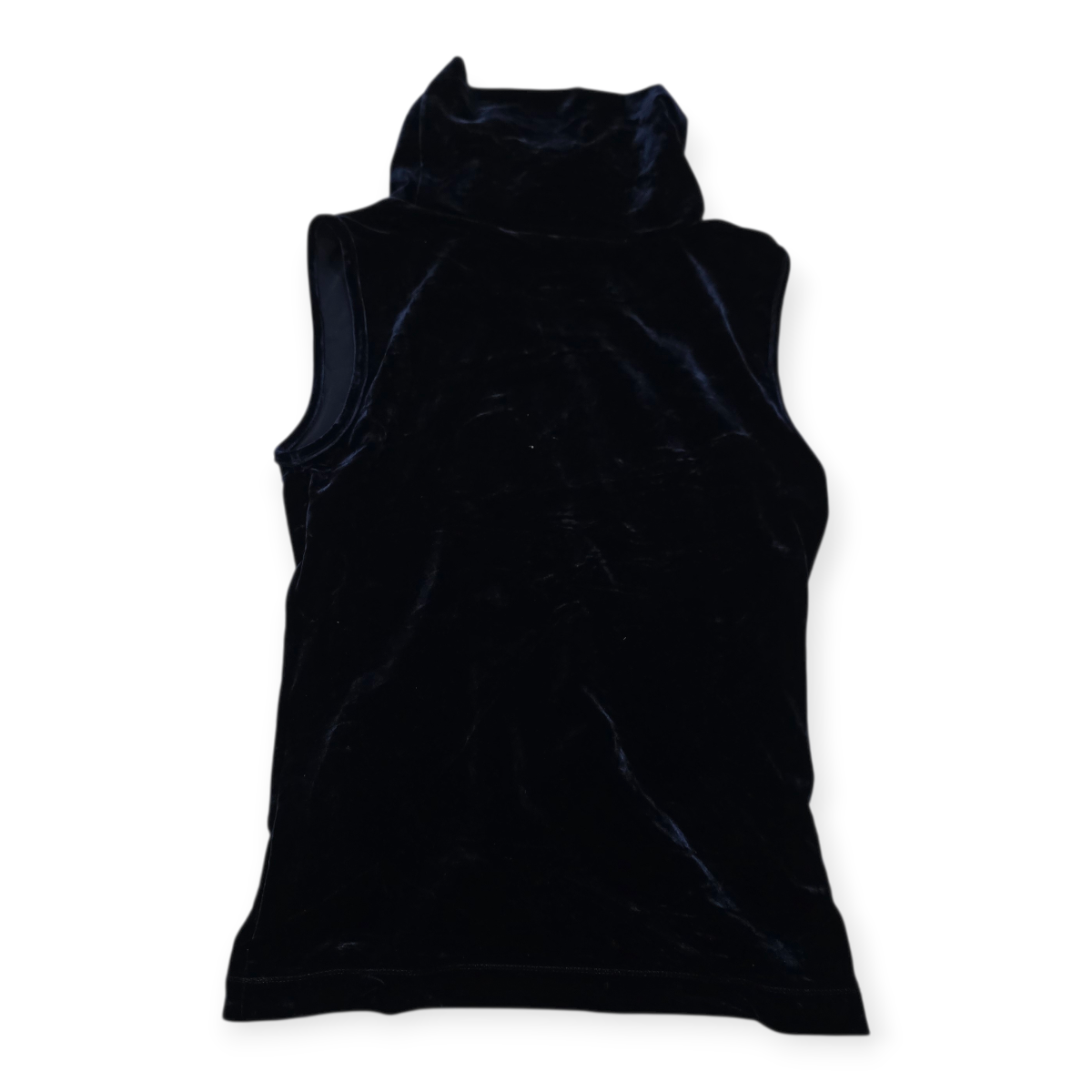 Blusa De Terciopelo Tommy Hilfiger De Mujer Azul Sin Mangas