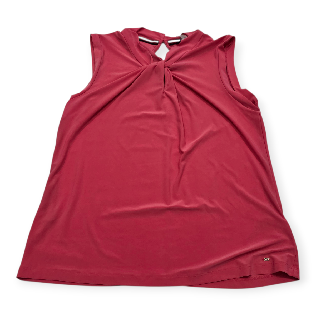 Blusa Tommy Hilfiger De Mujer Mediana Rosa Oscuro Sin Mangas