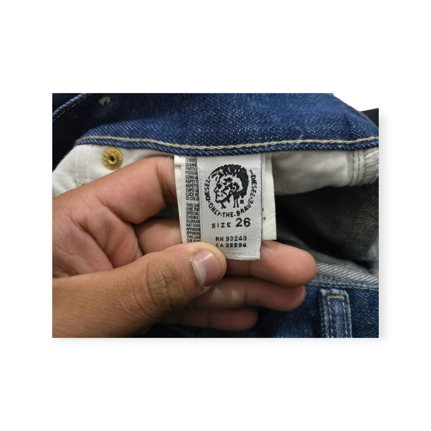 Pantalon Diesel De Mezclilla Talla 26